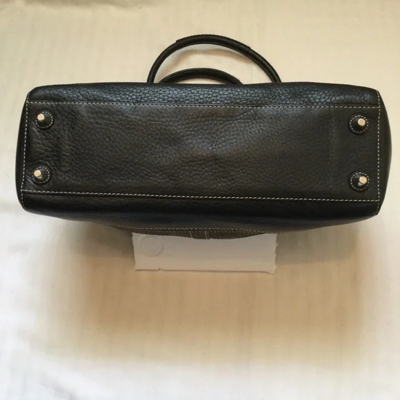 Coach Hampton Carryall F13084 Black Pebbled Leather - Picture 6 of 16